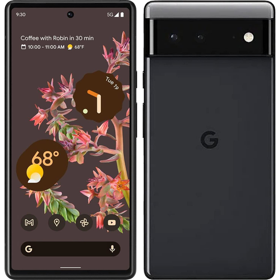 მობილური ტელეფონი GOOGLE PIXEL 6 5G (8GB/128GB) STORMY BLACK