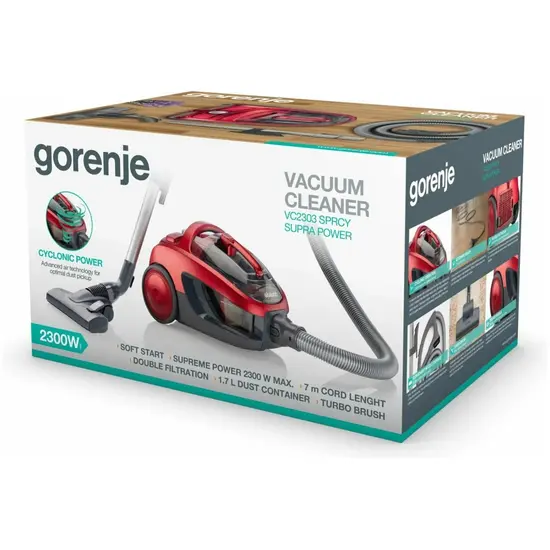 მტვერსასრუტი GORENJE VCE03SPRCY