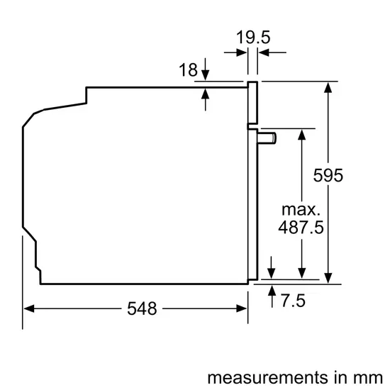 ჩასაშენებელი ღუმელი BOSCH HBG974LB1